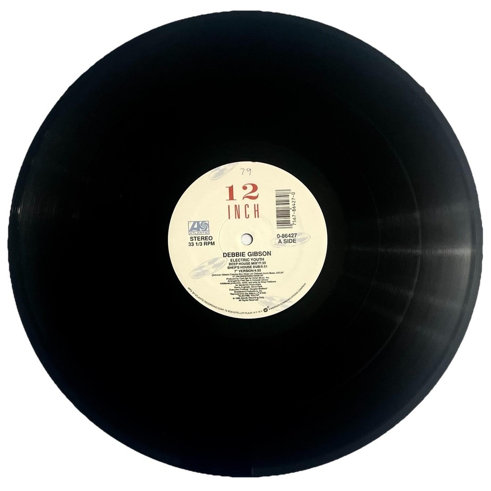 Debbie Gibson - Electric Youth 1989 12" Vinyl Single Atlantic – 0-86427 Cleaned - Picture 2 of 4